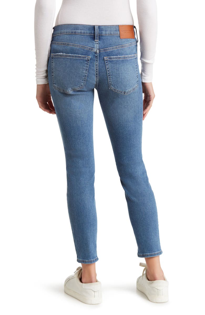 Lucky Brand Ava Crop Skinny Jeans, Alternate, color, 