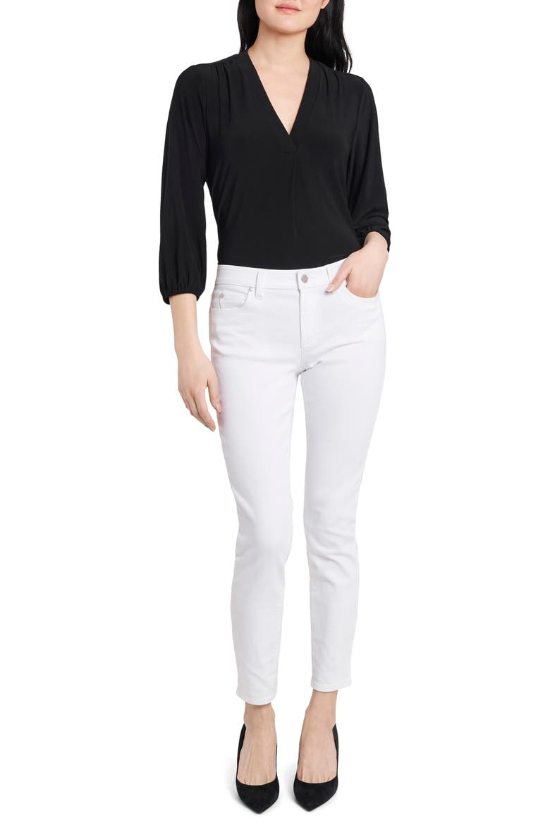 V-Neck Top, Alternate, color, RICH BLACK