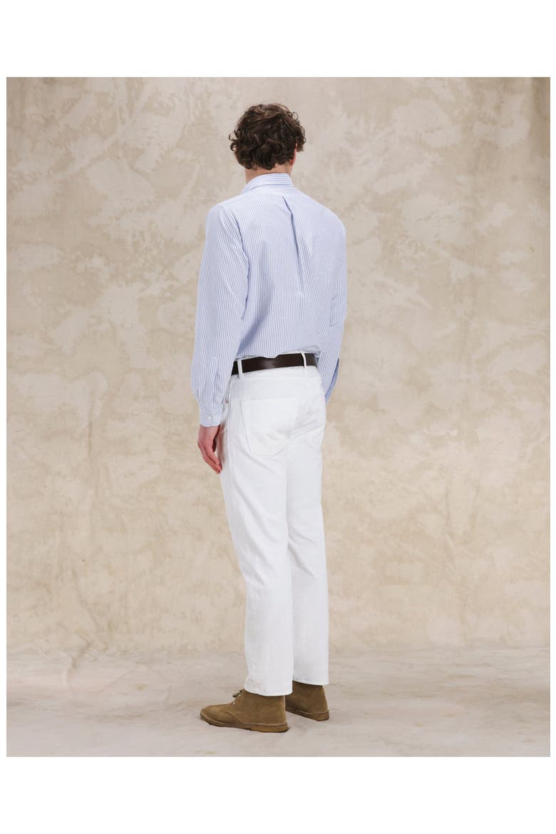 356 Jaky Japan Selvedge 5-Pocket Regular Fit White Denim, Alternate, color, OFF WHITE