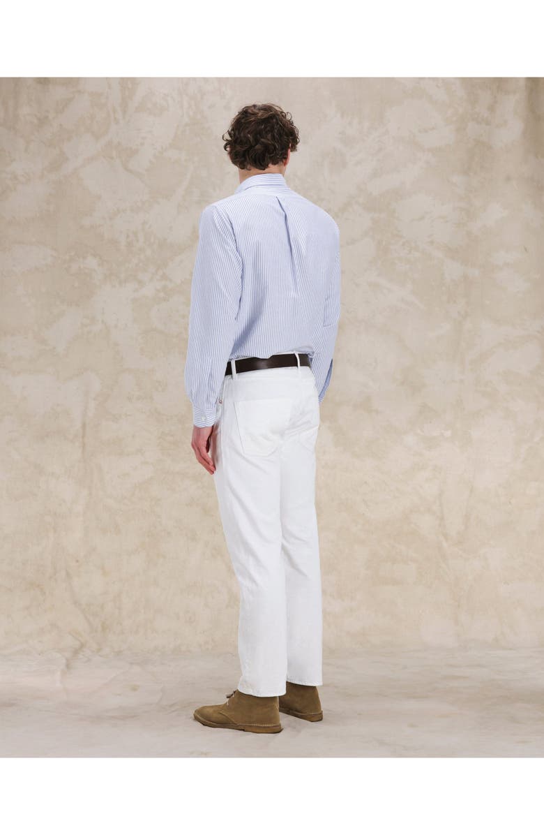 Fortela 356 Jaky Japan Selvedge 5-Pocket Regular Fit White Denim, Alternate, color, Off White