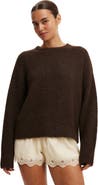Cotton On Women's Luxe Crew Neck Sweater