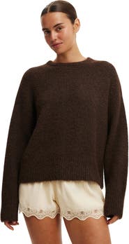 Cotton On Women's Luxe Crew Neck Sweater