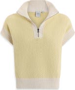 Varley Fowley Quarter Zip Short Sleeve Sweater