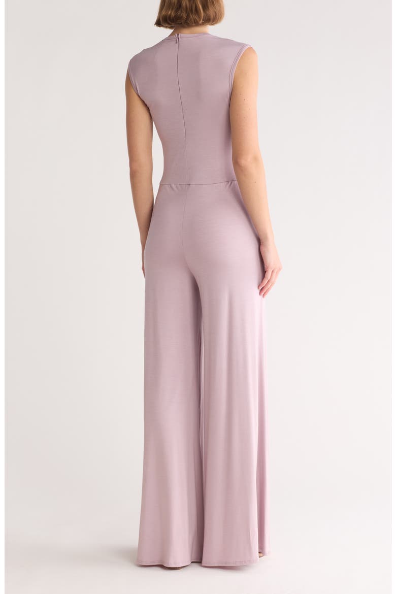 Sleeveless Jumpsuit, Alternate, color, ELDERBERRY