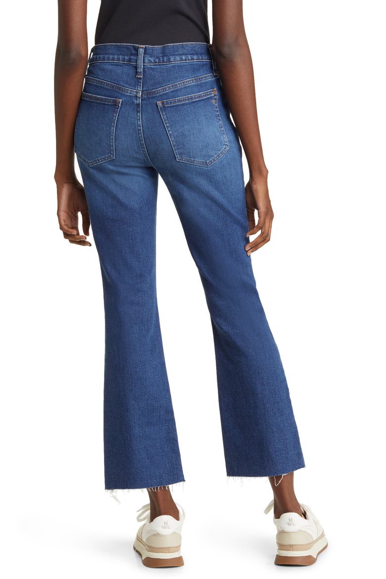 Kick Out Raw Hem Crop Jeans, Alternate, color, BRINTON WASH