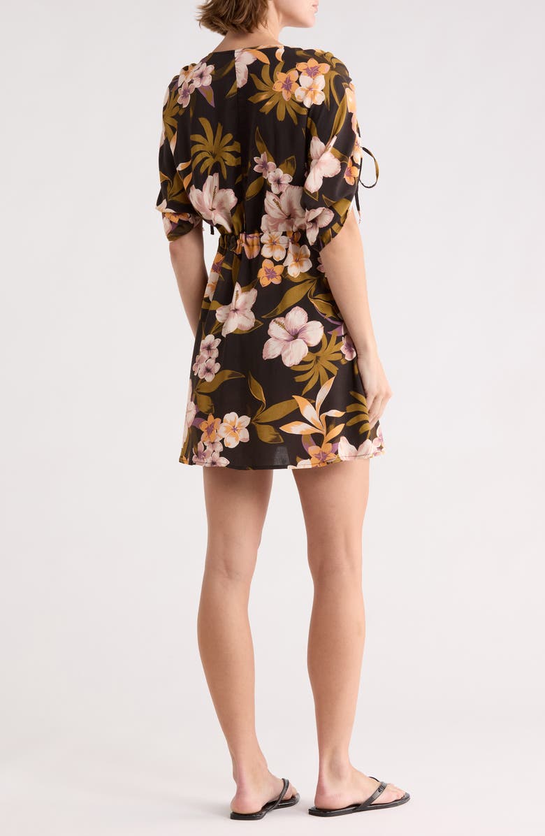 Maaji Mousse Cover-Up Caftan, Alternate, color, Black