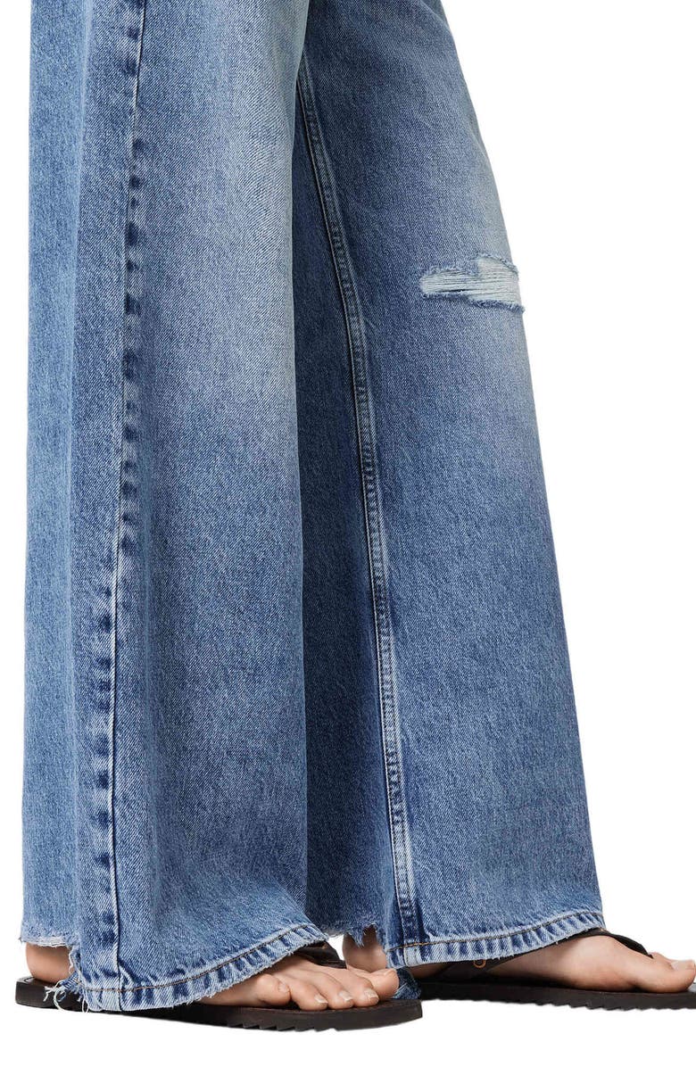 AllSaints Tia Distressed Jeans, Alternate, color, Destroy Indigo
