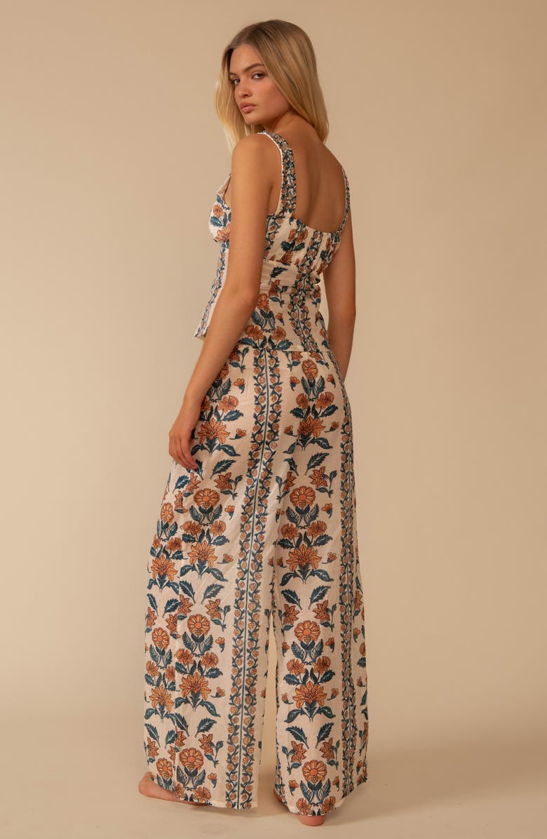 MONTCE Winona Floral Wide Leg Cotton Cover-Up Pants, Alternate, color, Winona Floral