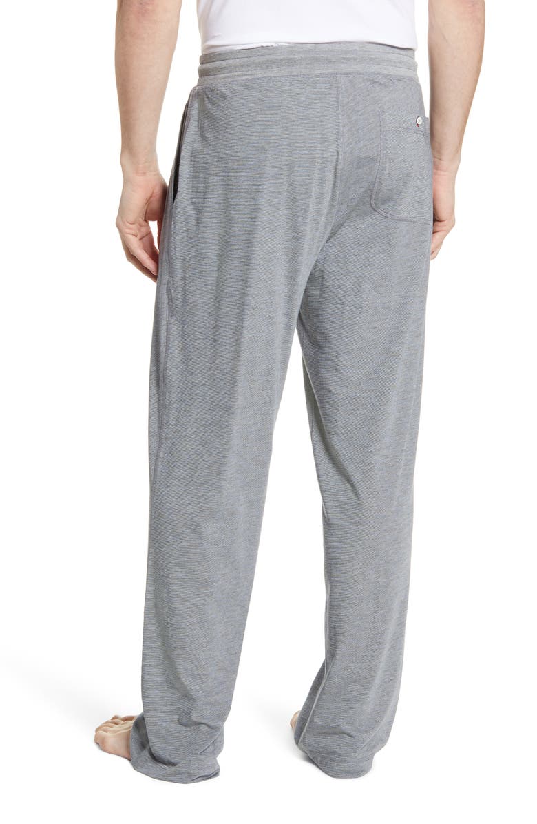 Daniel Buchler Feeder Stripe Cotton Blend Lounge Pants, Alternate, color,