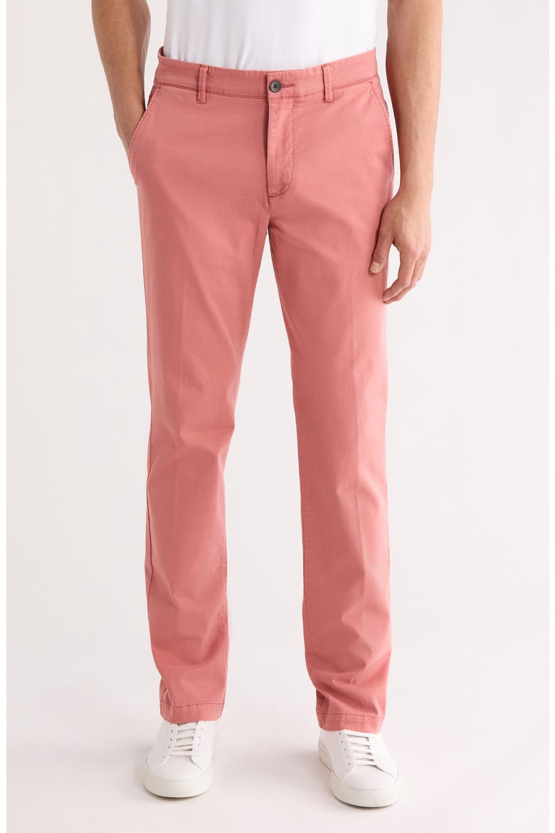 Garment Dyed Flat Front Pant, Main, color, NANTUCKET RED
