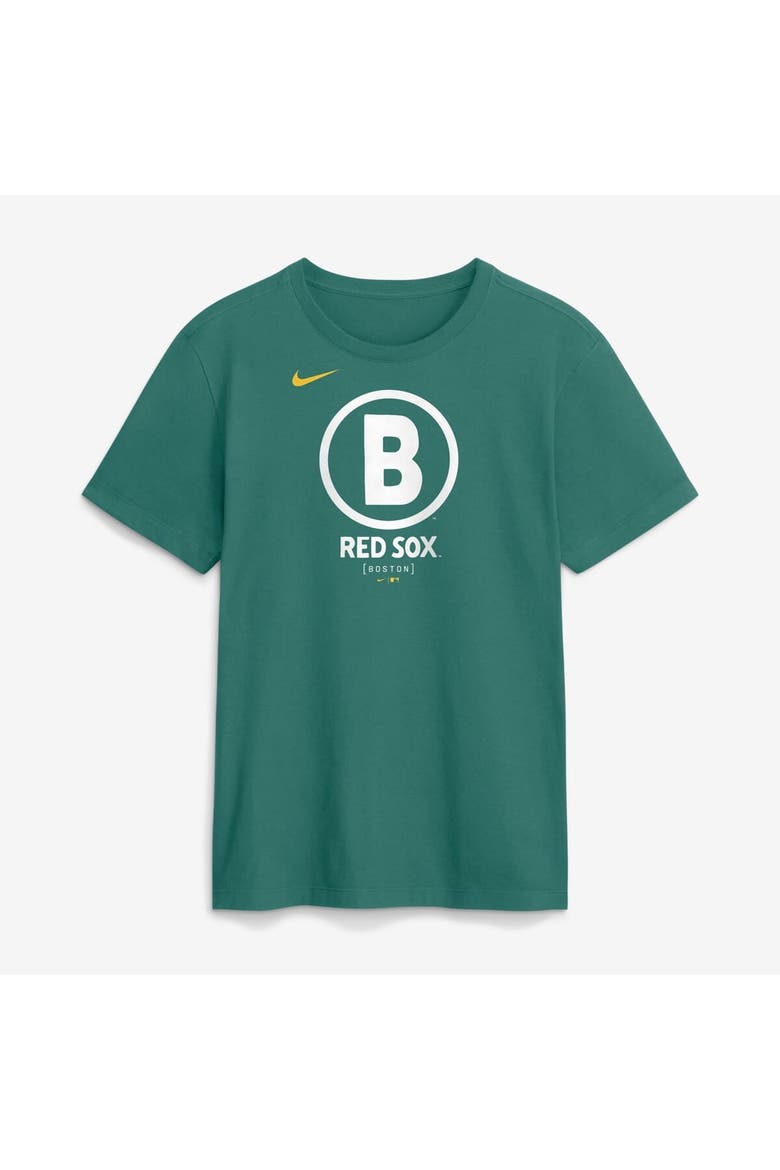 Men's Nike Green Boston Red Sox City Connect Large Logo T-Shirt, Alternate, color, Green