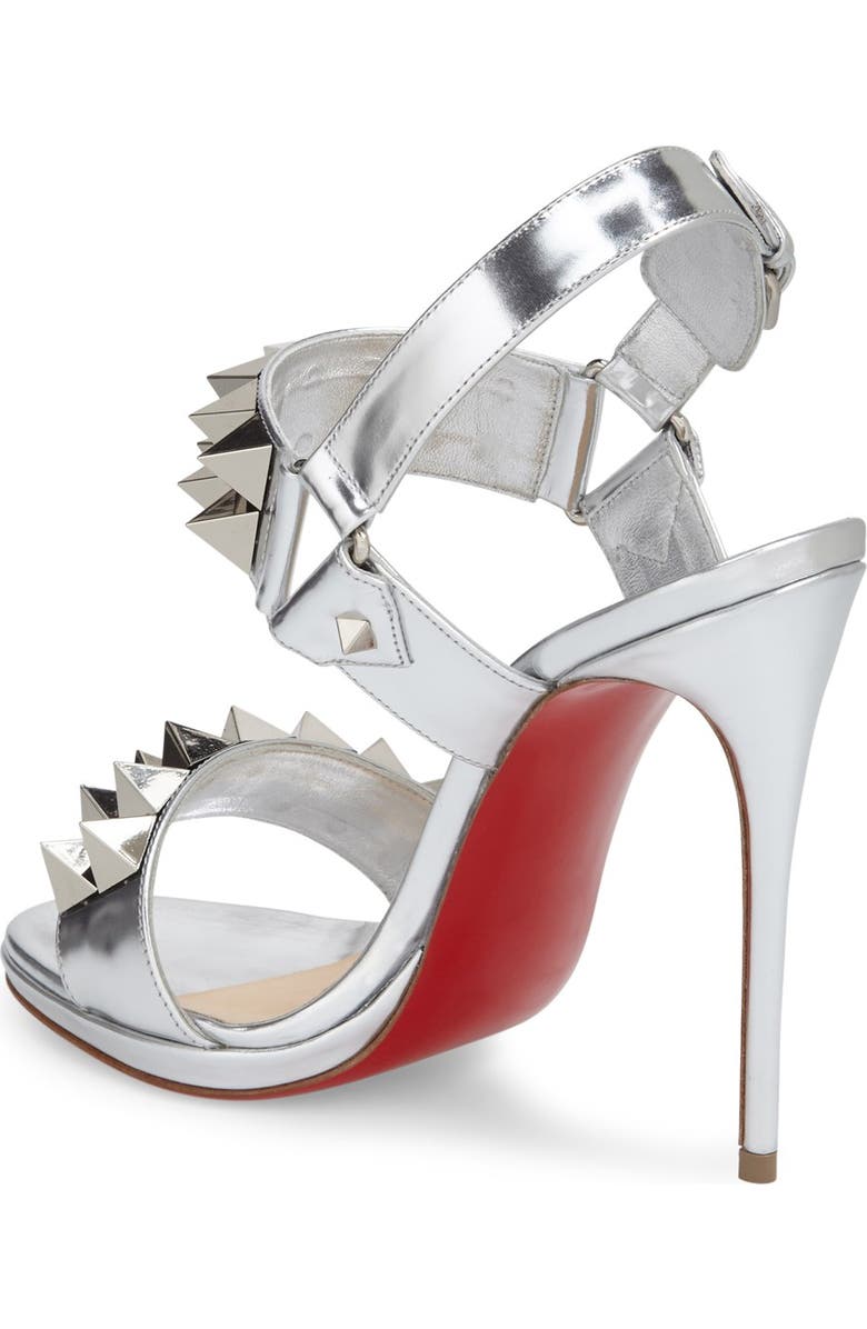 Christian Louboutin 'Miziggoo' Studded Sandal, Alternate, color,
