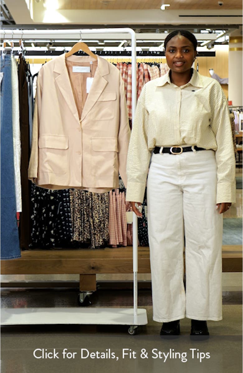 Aria Flap Patch Pocket Blazer, sales video thumbnail