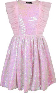 Rock Your Kid Kids' Sequin Ruffle Party Dress