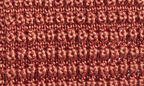 Jack Victor Hudson Silk Knit Tie In Orange