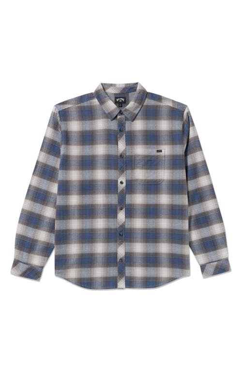 Billabong Coastline Cotton Flannel Button-up Shirt In Multi