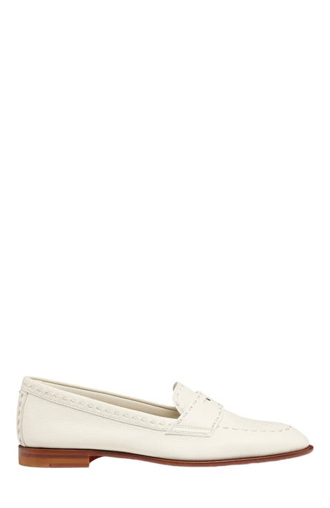 Women's tumbled leather penny loafer