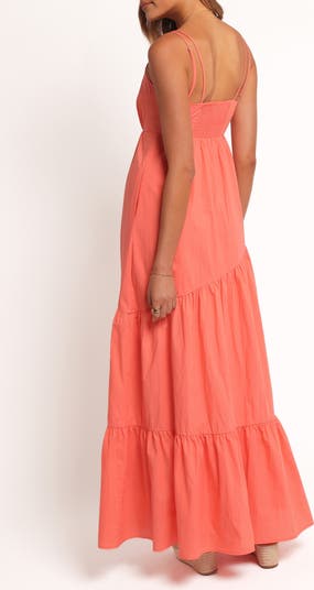 Forbes Tiered Cotton Maxi Dress