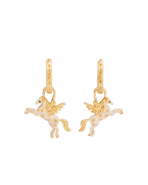 Fable England Pegasus Huggie Earrings