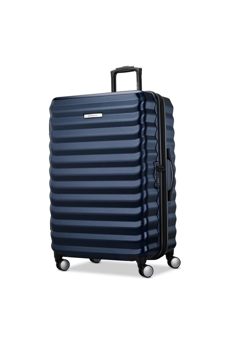 Element Hardside Expandable 3 Piece (21"/24"/28") Luggage Set, Alternate, color, Navy