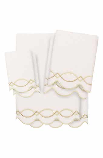 Diamond Chain Scallop 6-Piece Assorted Towels Set