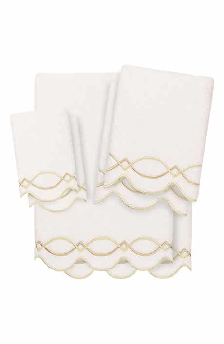 Diamond Chain Scallop 6-Piece Assorted Towels Set