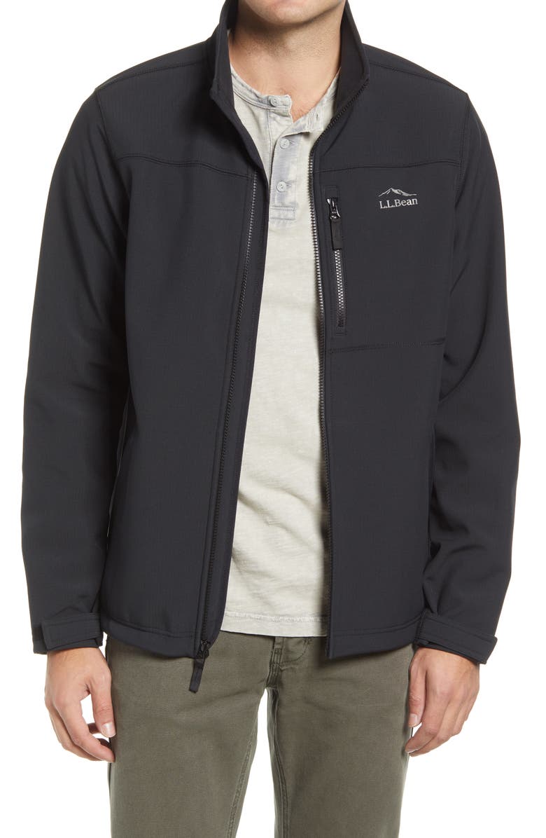 L.L.Bean Windproof Softshell Jacket, Main, color, 