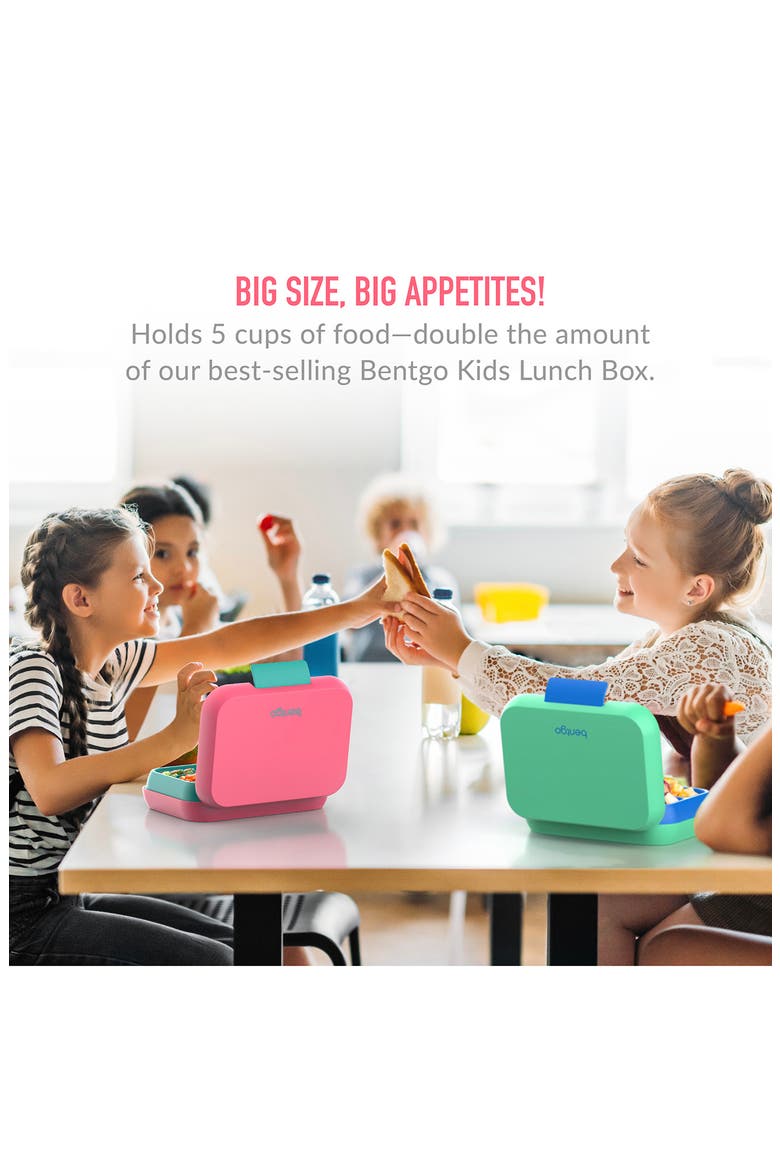 Pop Lunch Box - Coral/Teal, Alternate, color, CORAL TEAL