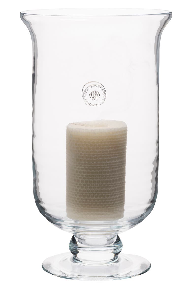 Berry & Thread Large Hurricane Glass Candleholder, Alternate, color, CLEAR