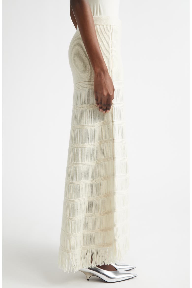Alba Wool Blend Sweater Skirt, Alternate, color, OFF-WHITE