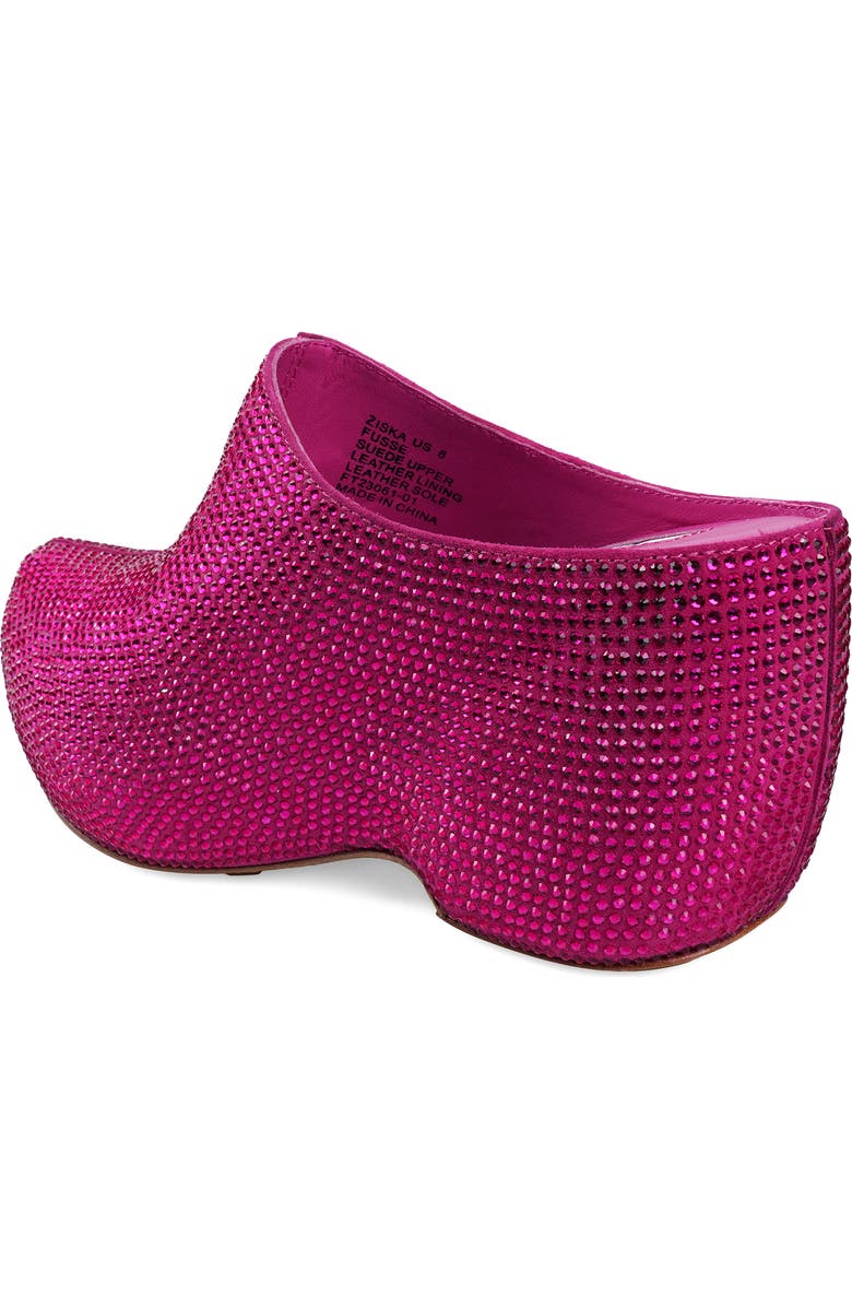 ZIGI Ziska Embellished Clog, Alternate, color, Fuchsia Suede
