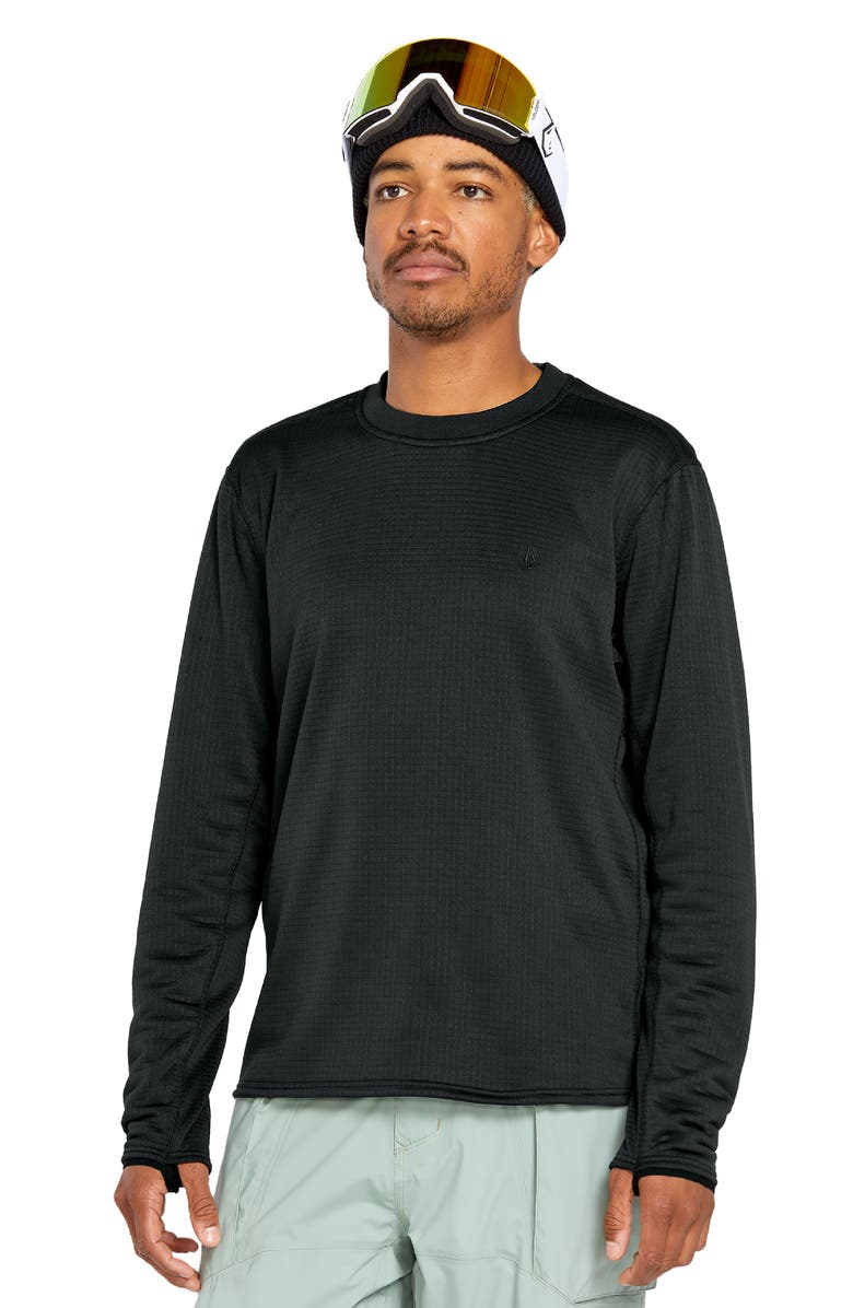 Volcom Gridlock Fleece Long Sleeve T-Shirt, Alternate, color,