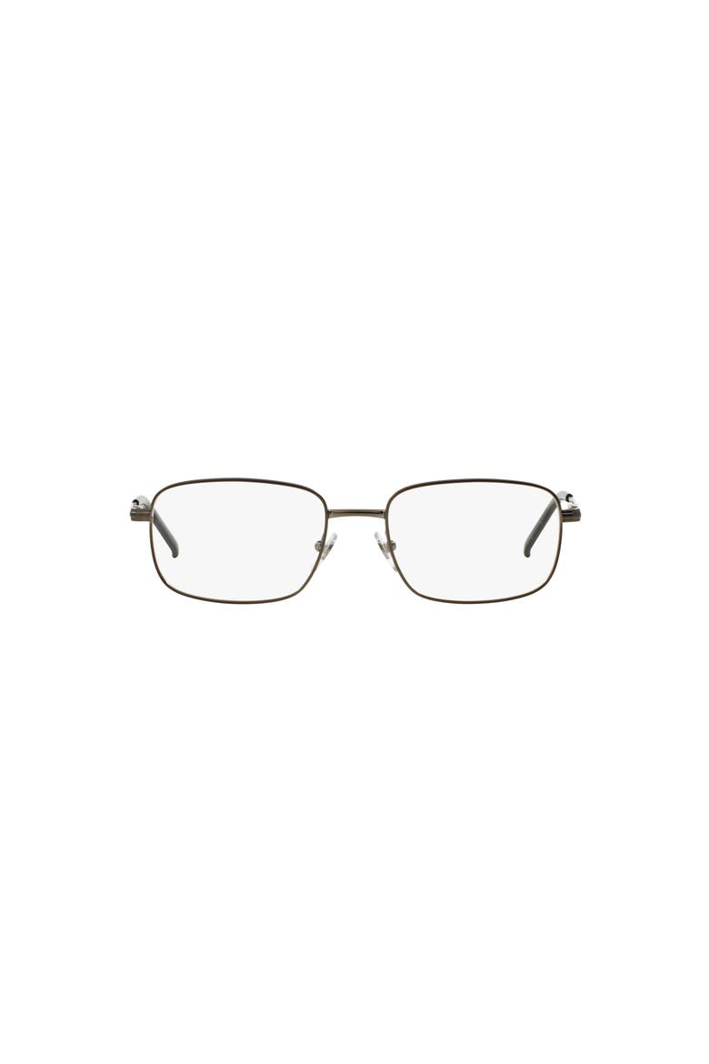 54mm Square optical glasses, Alternate, color, Grey