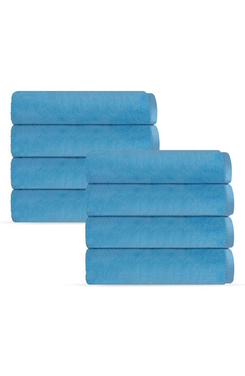 Puresoft Set of 8 Turkish Cotton Washcloths