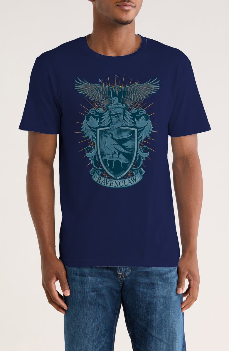 Monster Digital Harry Potter Ravenclaw Mascot Graphic T-Shirt, Main, color, Navy