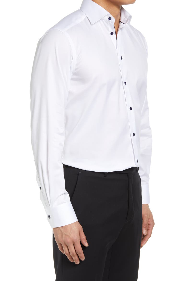 eton men's cotton-twill slim-fit dress shirt product info and reviews Eton Men's Cotton-Twill Slim-Fit Dress Shirt - Purple