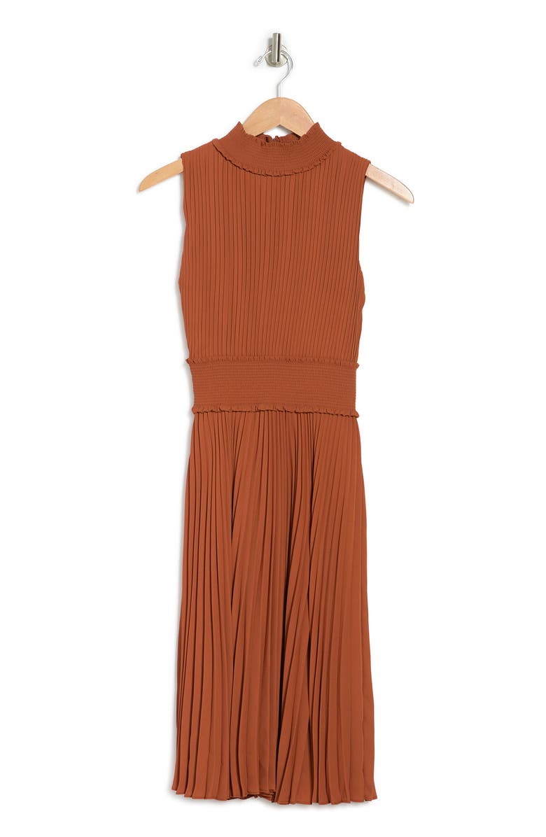 NANETTE NANETTE FOOTWR NANETTE LEPORE Pleated Sleeveless Dress, Alternate, color, 