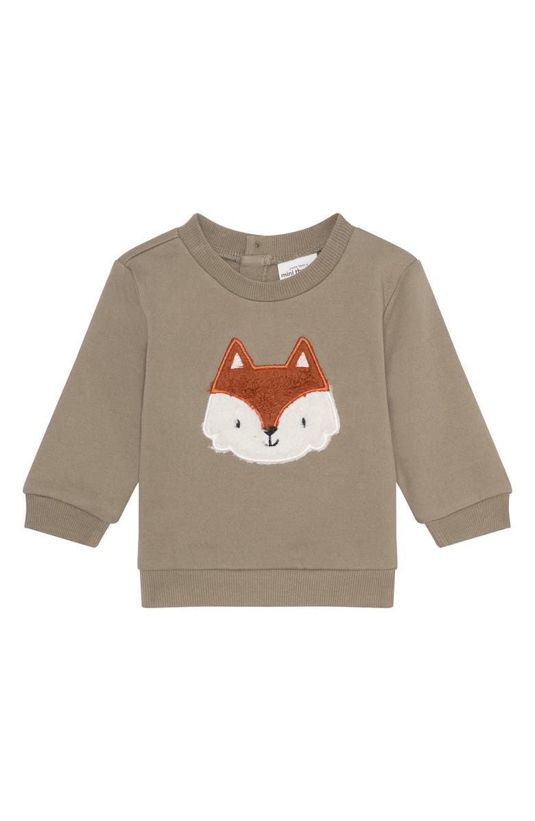 PL Baby by Petit Lem 4-Piece Sweatshirt & Joggers Set, Alternate, color, Fox