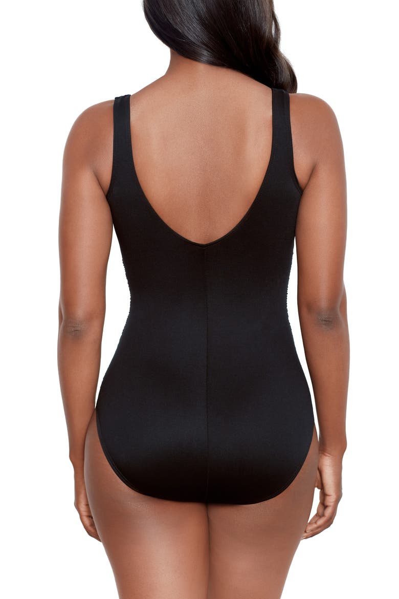 Rock Solid Cherie One-Piece Swimsuit, Alternate, color, BLACK