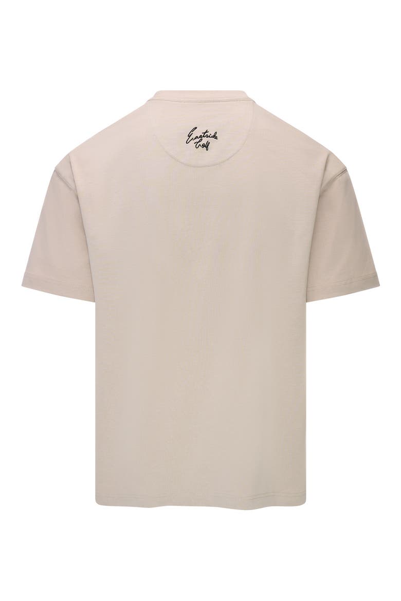 Sequence Embroidered T-Shirt, Alternate, color, PUMICE