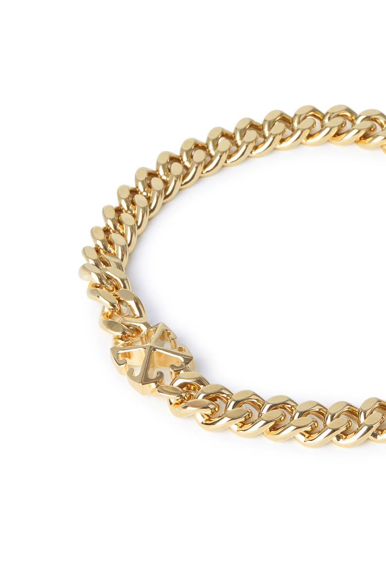 Women's Arrow Necklace, Alternate, color, Gold