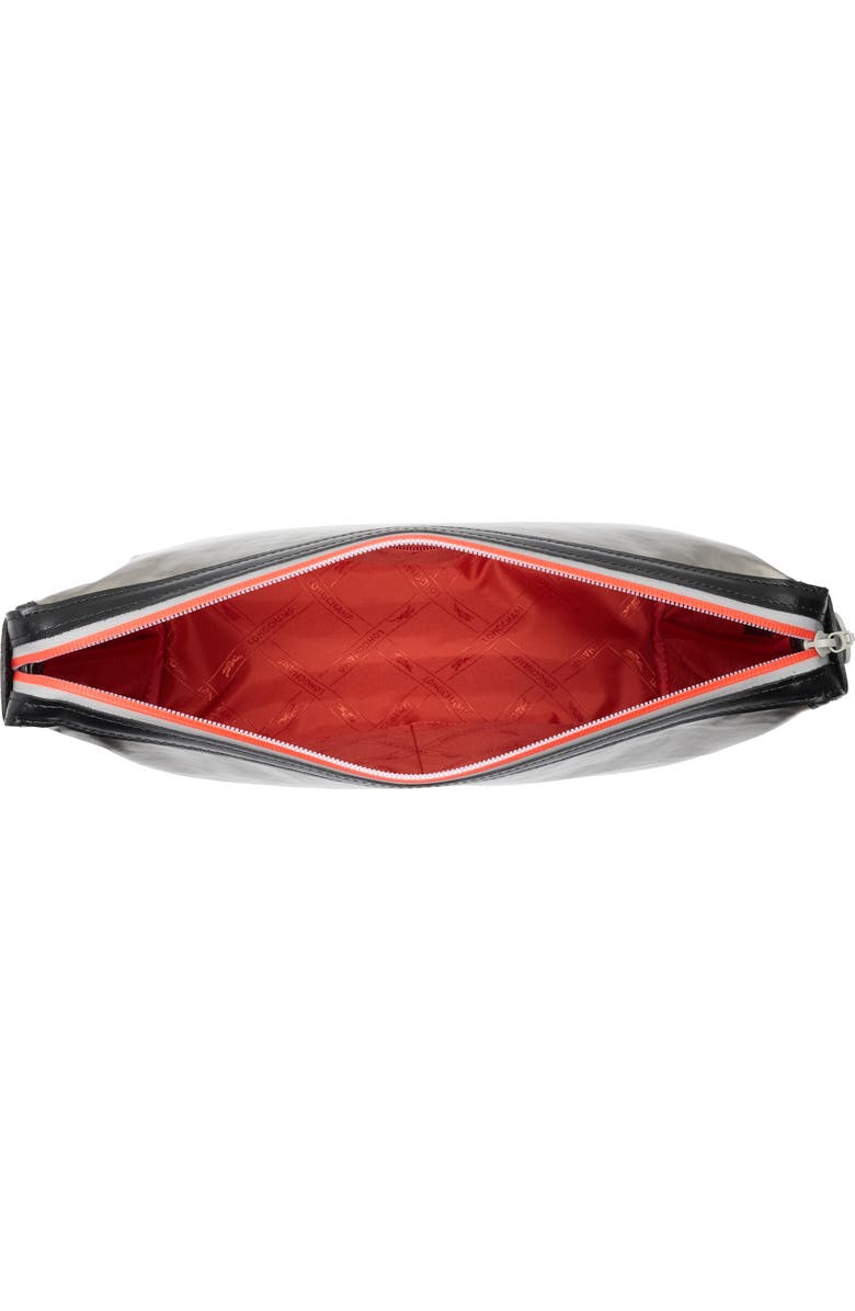 Longchamp Astro Toiletry Zip Bag, Alternate, color, Silver