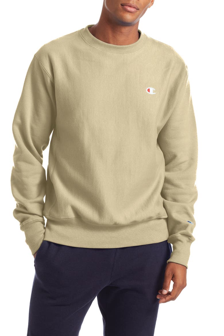 Reverse Weave® Crew Sweatshirt, Main, color, COUNTRY WALNUT