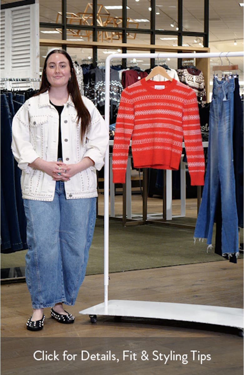 Amity Brushed Mohair & Wool Blend Sweater, sales video thumbnail