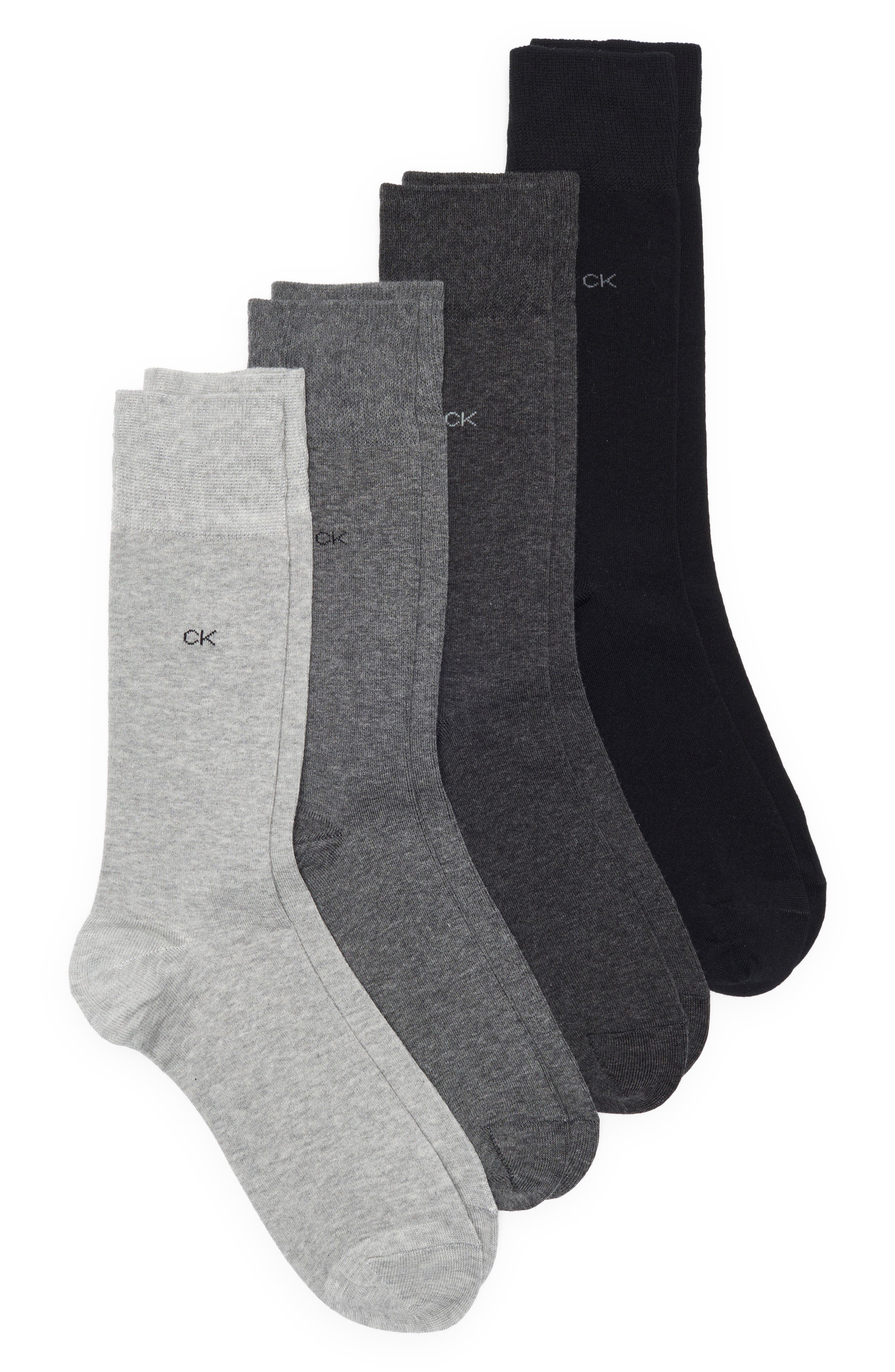 Calvin Klein 4-Pack Knit Dress Socks