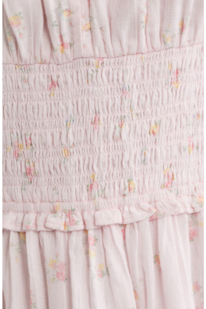 Maralina Print Ruffle Minidress, Alternate, color, SWEET NECTAR
