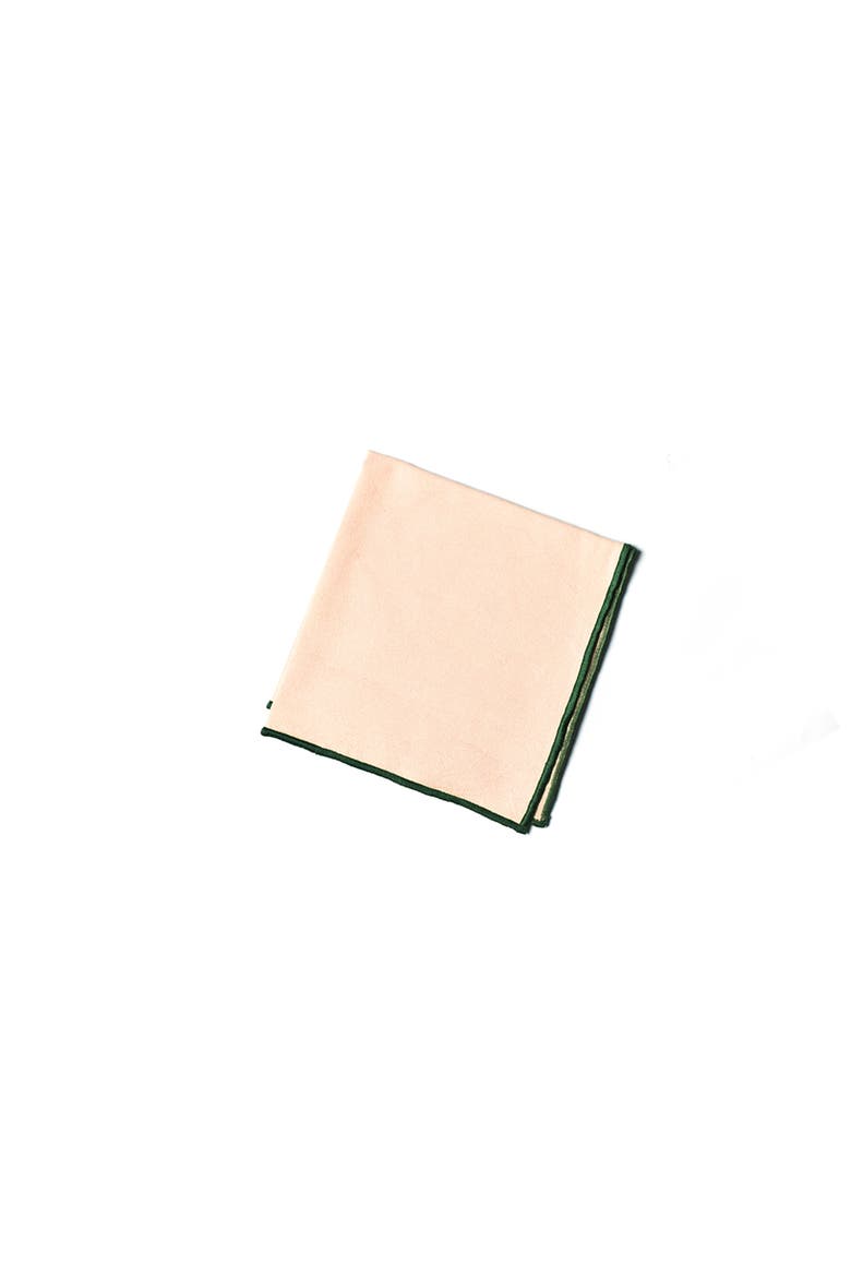 Blush and Pine Color Block Napkins Set of 4, Alternate, color, Pink
