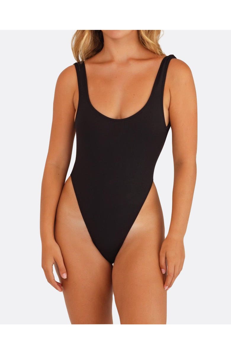 Minimale Animale Nolita One Piece Swimsuit, Main, color, Black