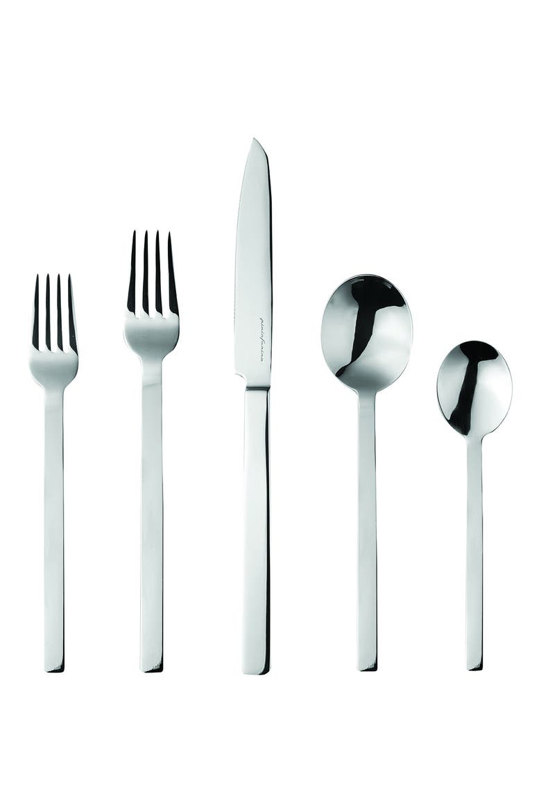 5-Piece Place Setting, Main, color, STAINLESS STEEL