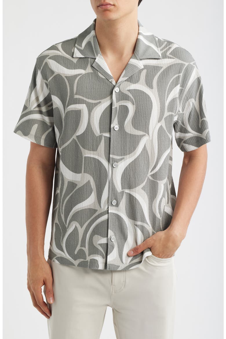 Hays Camp Shirt, Main, color, SAGE GREEN